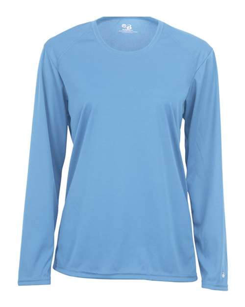 Women's B-Core Long Sleeve T-Shirt - Columbia Blue Front