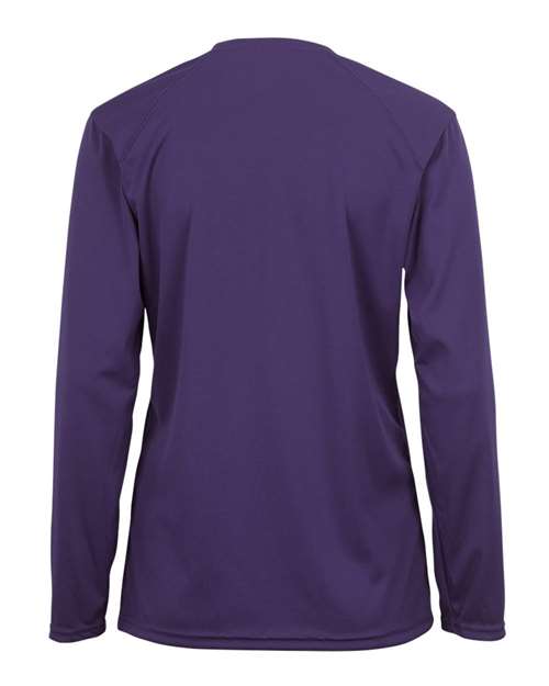 Women's B-Core Long Sleeve T-Shirt - Purple Back