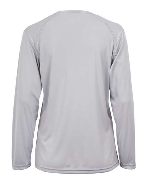 Women's B-Core Long Sleeve T-Shirt - Silver Back