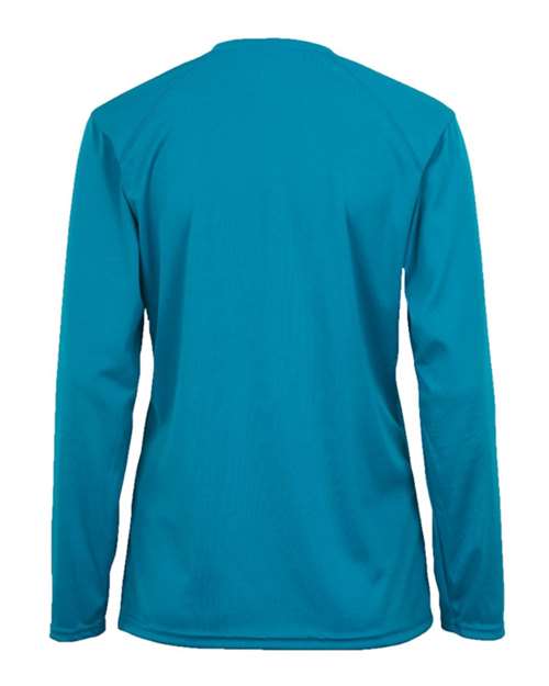Women's B-Core Long Sleeve T-Shirt - Electric Blue Back