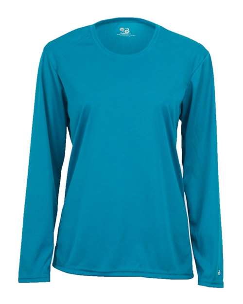 Women's B-Core Long Sleeve T-Shirt - Electric Blue Front