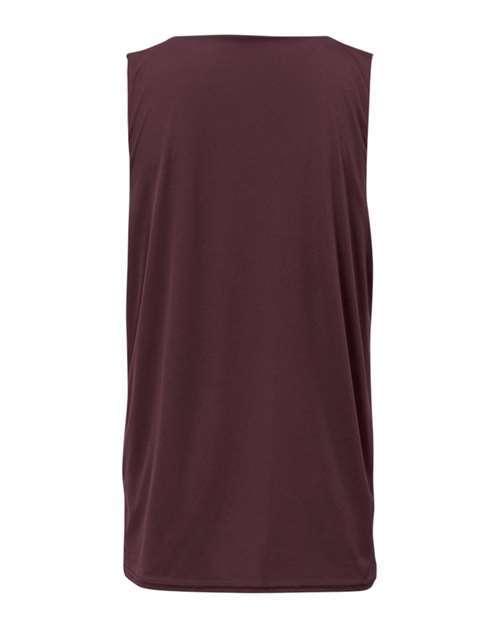 Women's B-Core Reversible Tank Top - Maroon Back