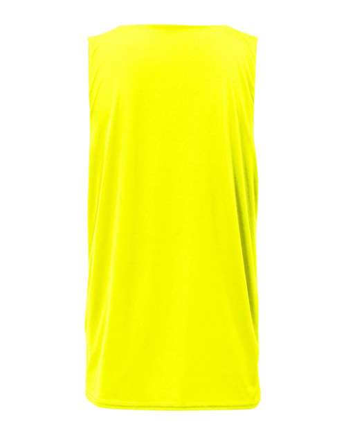 Women's B-Core Reversible Tank Top - Safety Yellow Back