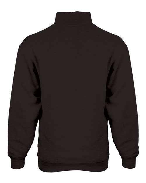 Men's Quarter-Zip Sweatshirt - Black Back