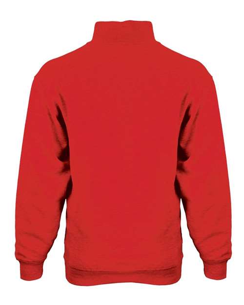 Men's Quarter-Zip Sweatshirt - Red Back