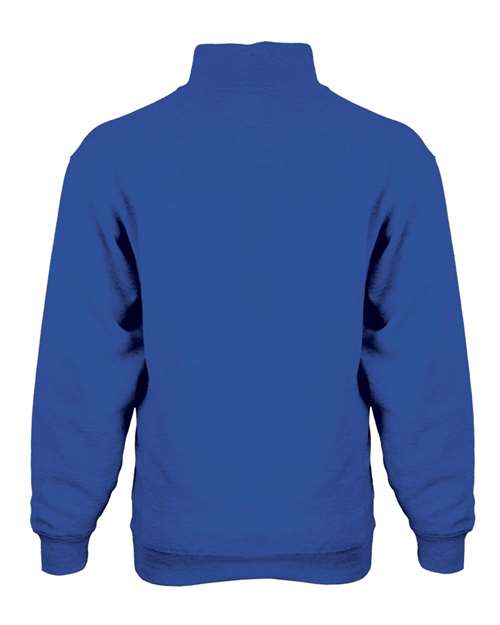 Men's Quarter-Zip Sweatshirt - Royal Back