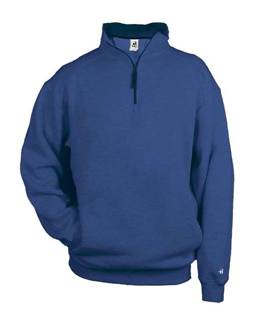 Men's Quarter-Zip Sweatshirt - Royal Front