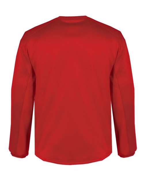 Men's BT5 Performance Fleece Crewneck Sweatshirt - Red Back
