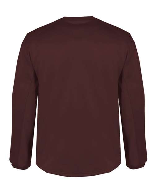 Men's BT5 Performance Fleece Crewneck Sweatshirt - Maroon Back