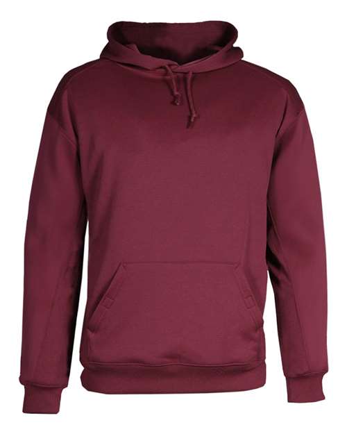 Men's Performance Fleece Hooded Sweatshirt - Cardinal Front