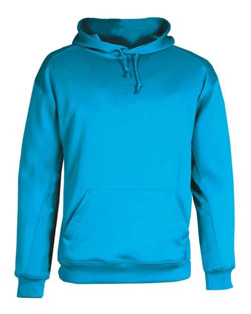Men's Performance Fleece Hooded Sweatshirt - Electric Blue Front