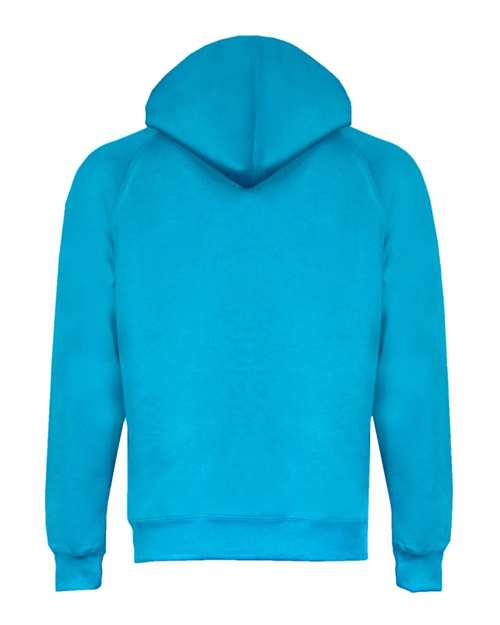 Women's Performance Fleece Hooded Sweatshirt - Electric Blue Back