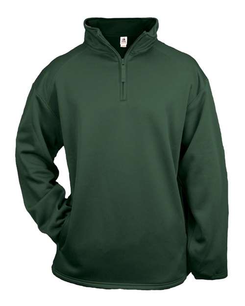 Men's Performance Quarter-Zip Pullover - Forest Front