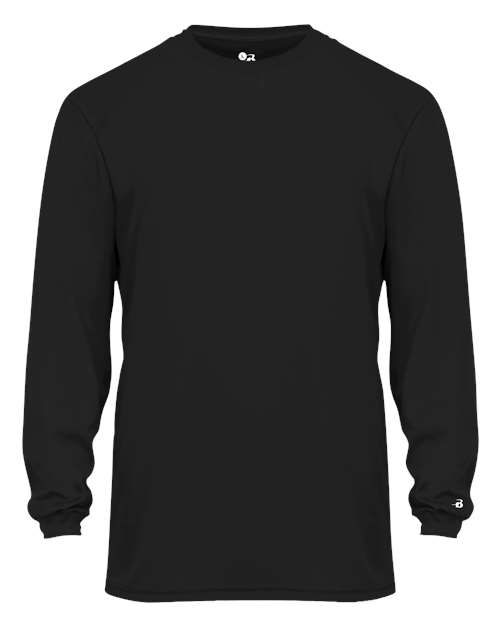 Youth B-Core Long Sleeve T-Shirt - Black Front