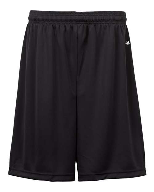 Youth B-Dry 6" Shorts - Black Front