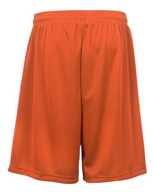Youth B-Dry 6" Shorts - Burnt Orange Back
