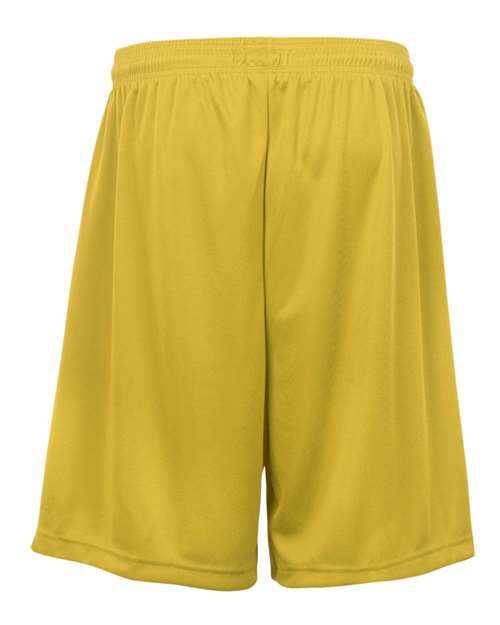 Youth B-Dry 6" Shorts - Gold Back
