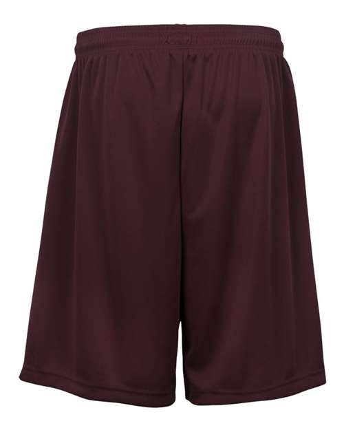 Youth B-Dry 6" Shorts - Maroon Back
