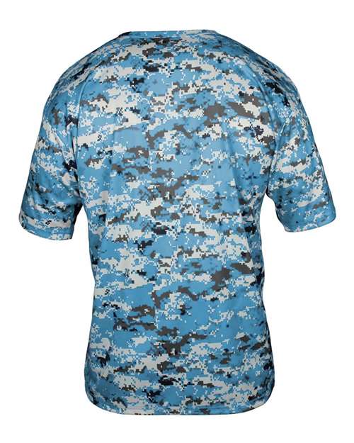 Men's Digital Camo T-Shirt - Columbia Blue Digital Back