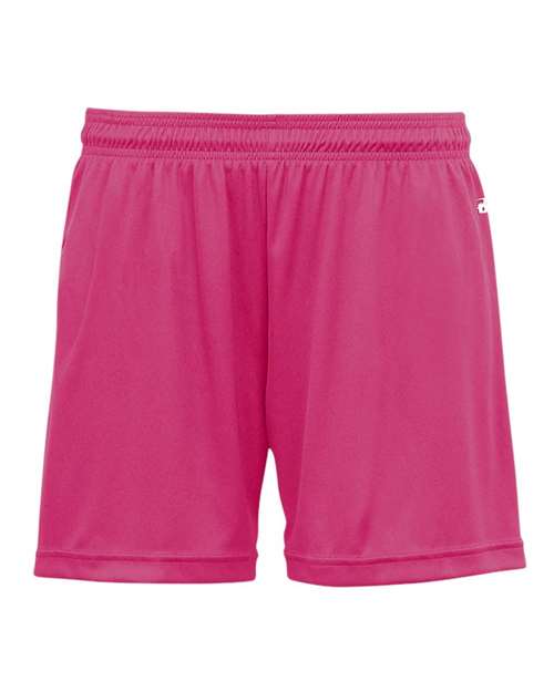 Girls' B-Core Shorts - Hot Pink Front