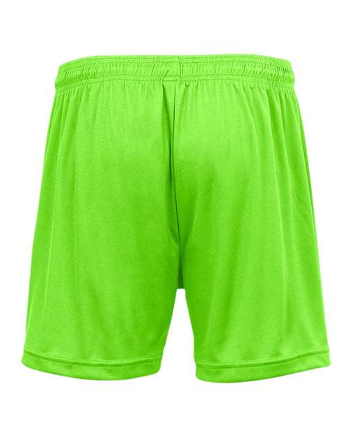 Girls' B-Core Shorts - Lime Back