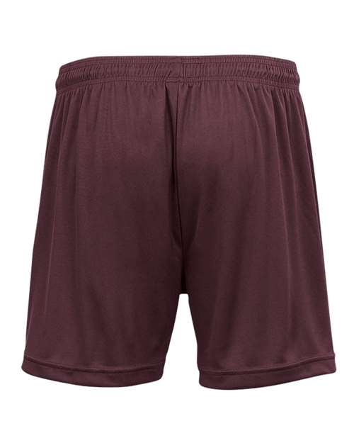 Girls' B-Core Shorts - Maroon Back