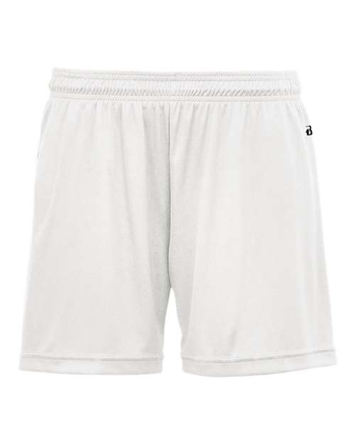 Girls' B-Core Shorts - White Front