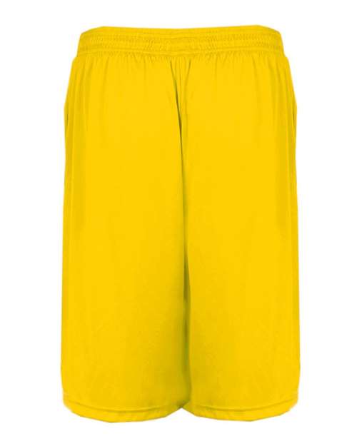 Youth B-Core Pocketed Shorts - Gold Back