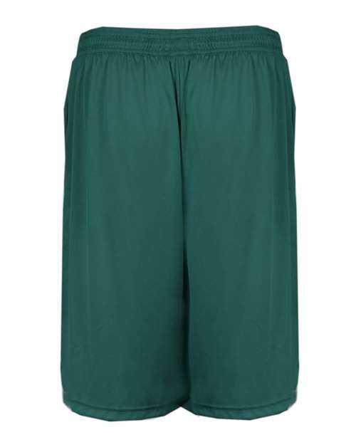 Youth B-Core Pocketed Shorts - Forest Back