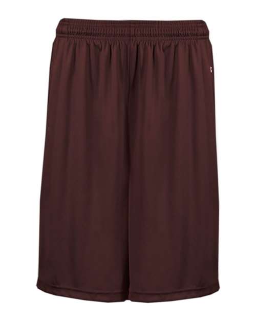 Youth B-Core Pocketed Shorts - Maroon Front