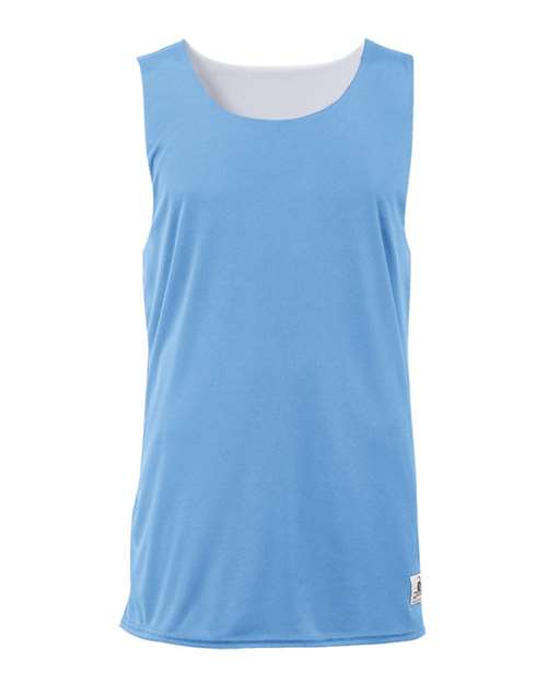 Youth B-Core Reversible Tank Top - Columbia Blue/ White Front