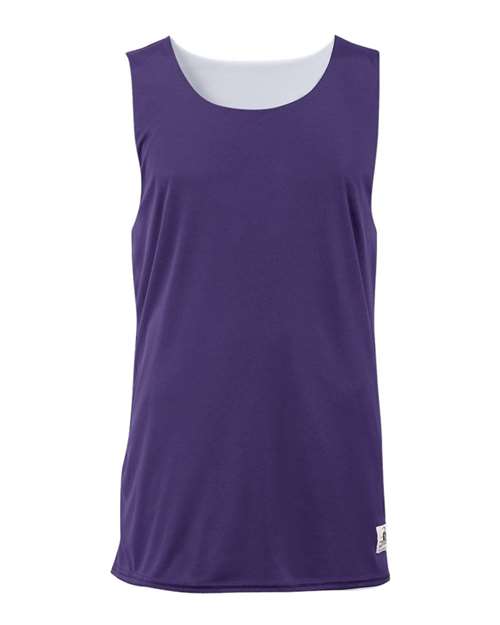Youth B-Core Reversible Tank Top - Purple/ White Front