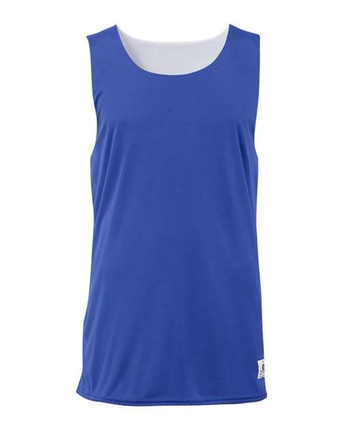Youth B-Core Reversible Tank Top - Royal/ White Front