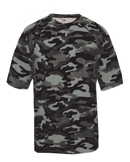 Men's Camo T-Shirt - Black Front