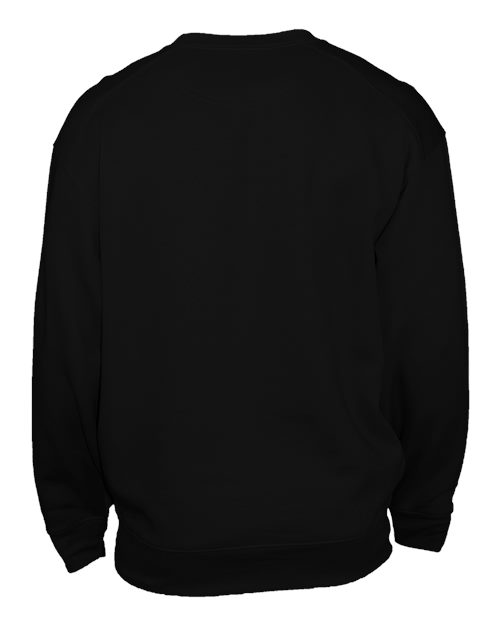 Unisex Pocket Crewneck Sweatshirt - Black Back