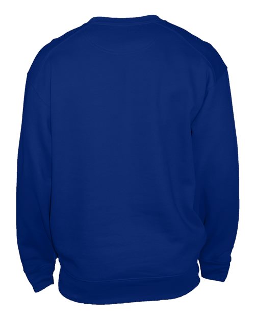 Unisex Pocket Crewneck Sweatshirt - Royal Back