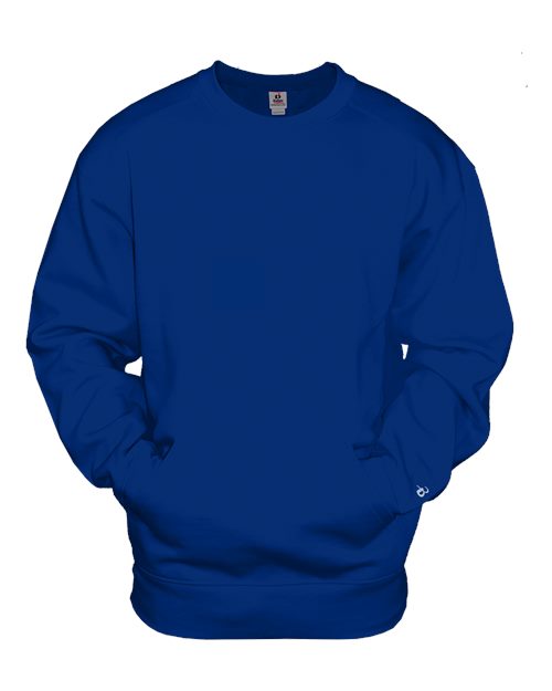 Unisex Pocket Crewneck Sweatshirt - Royal Front