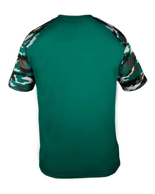 Youth Camo Sport T-Shirt - Forest/ Forest Camo Back