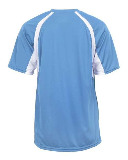 Youth B-Core Hook T-Shirt - Columbia Blue/ White Back
