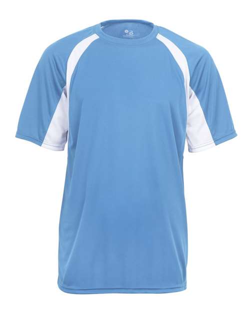 Youth B-Core Hook T-Shirt - Columbia Blue/ White Front
