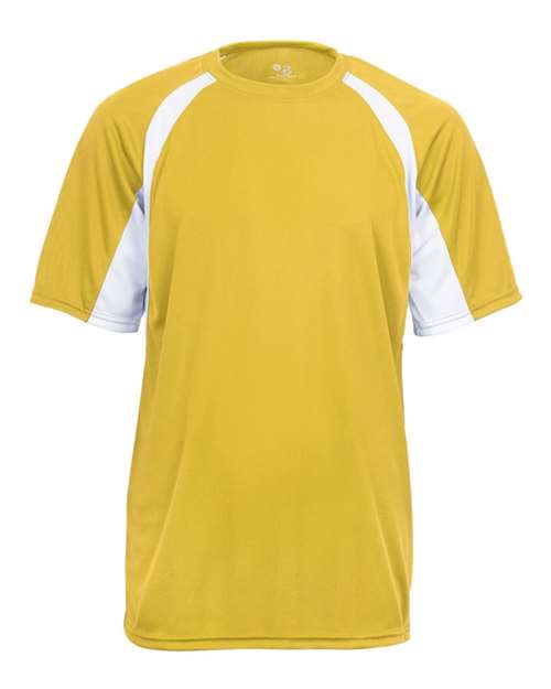 Youth B-Core Hook T-Shirt - Gold/ White Front