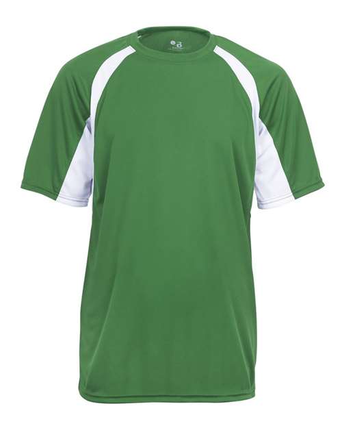 Youth B-Core Hook T-Shirt - Kelly/ White Front