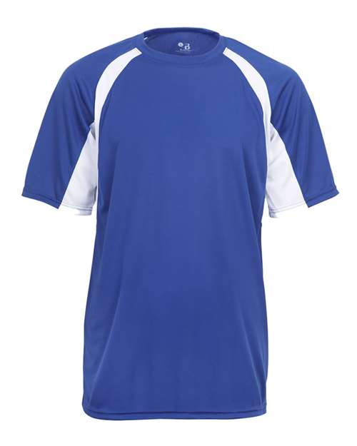 Youth B-Core Hook T-Shirt - Royal/ White Front