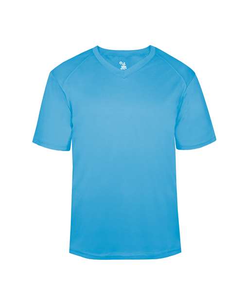 Youth B-Core V-Neck T-Shirt - Columbia Blue Front