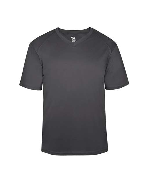 Youth B-Core V-Neck T-Shirt - Graphite Front