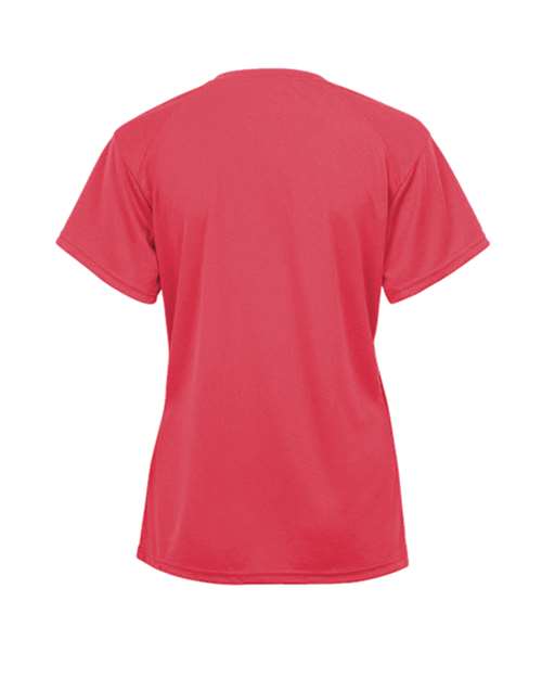 Youth B-Core V-Neck T-Shirt - Hot Coral Back