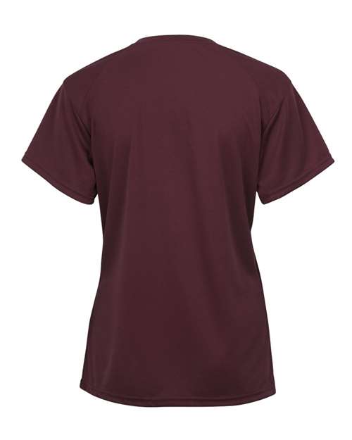 Youth B-Core V-Neck T-Shirt - Maroon Back