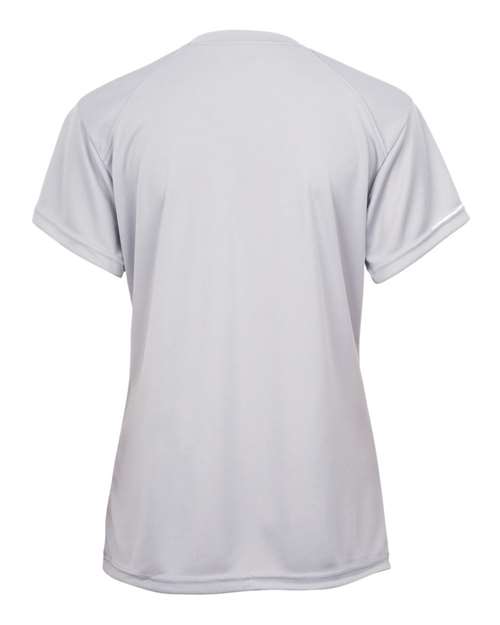 Youth B-Core V-Neck T-Shirt - Silver Back
