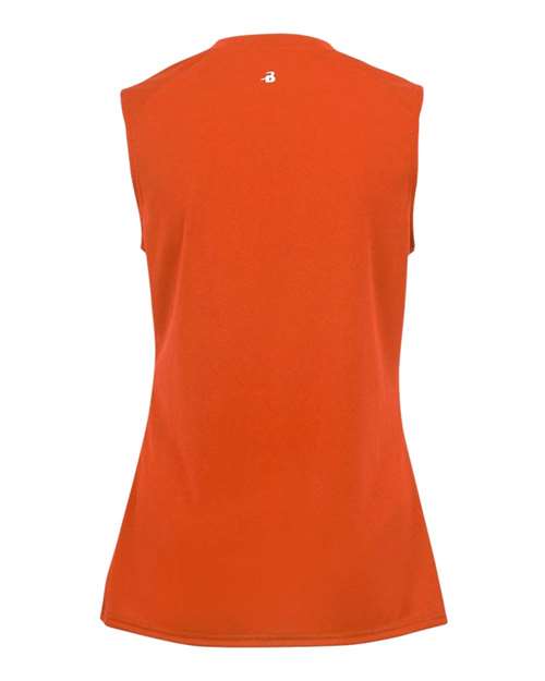 Girls' B-Core Sleeveless T-Shirt - Burnt Orange Back