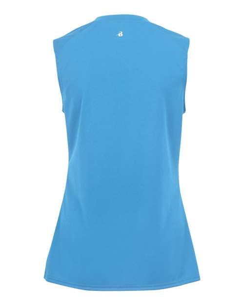 Girls' B-Core Sleeveless T-Shirt - Columbia Blue Back